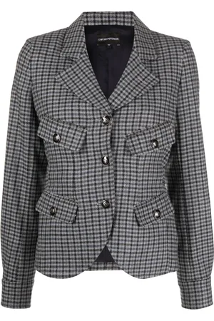 Emporio Armani Blazer mit Vichy-Karomuster