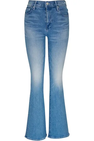 Mother The Weekender Schlagjeans mit hohem Bund