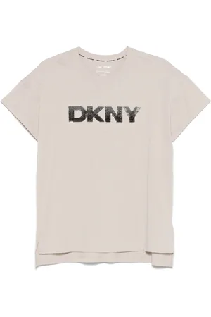 DKNY T-Shirt mit Pailletten-Logo