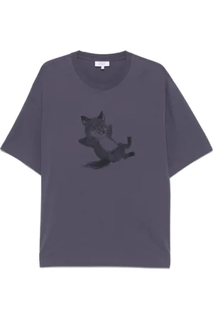 Maison Kitsuné T-Shirt mit Chillax-Print