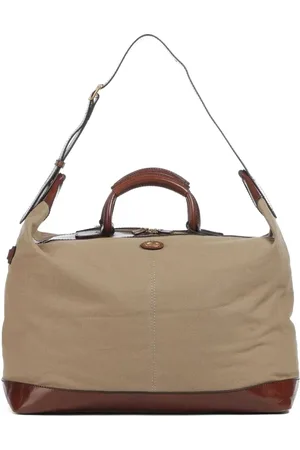 The Bridge Canvas-Reisetasche mit Lederbesatz