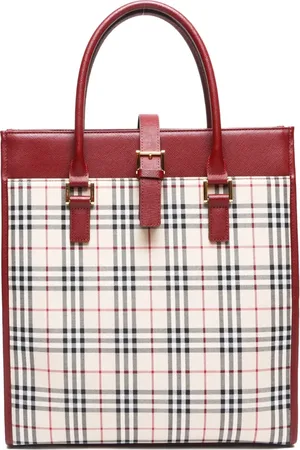 Burberry 2000-2020 Handtasche aus House-Check-Canvas