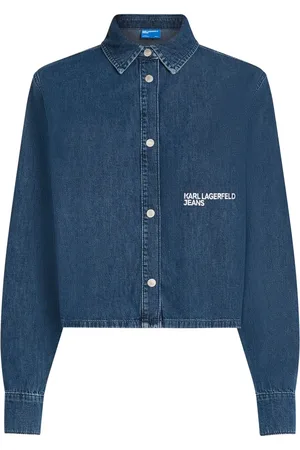 Karl Lagerfeld Kastige Jeansbluse