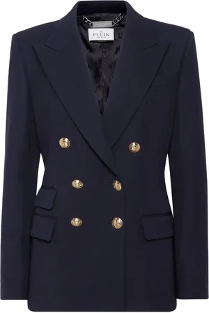Philipp Plein Doppelreihiges Marine Sakko