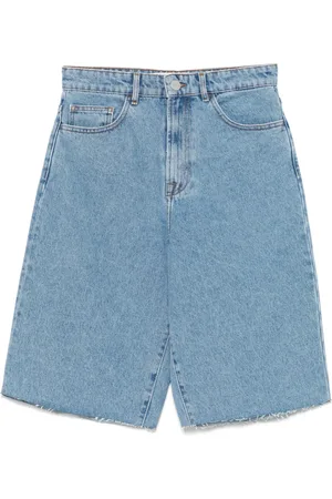 Rohe Klassische Jeans-Shorts