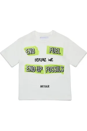 MYAR T-Shirt mit Text-Print