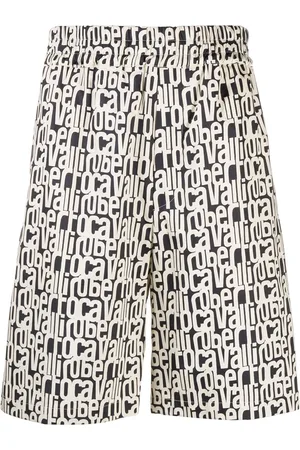 Roberto Cavalli Shorts mit Logo-Print