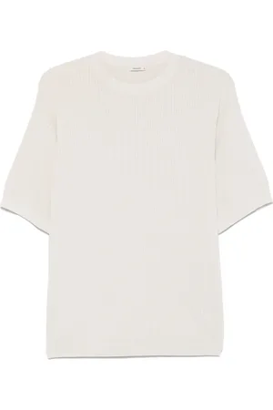 TRANSIT Geripptes T-Shirt