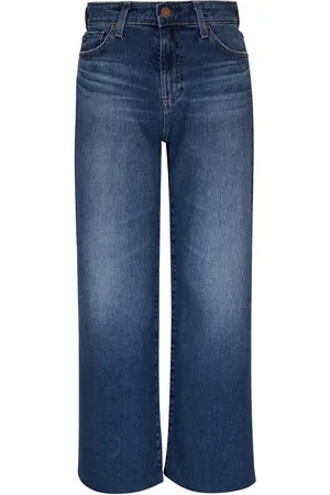 AG Jeans Halbhohe Straight-Leg-Jeans