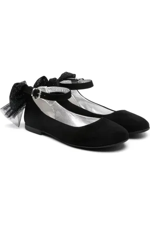 MONNALISA Ballerinas aus Wildleder mit Schleife