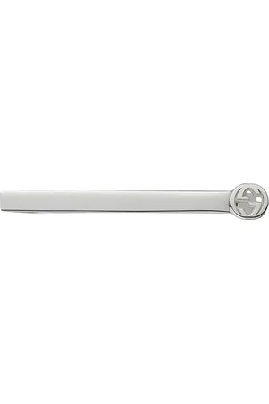 Gucci Krawattenspange aus Sterlingsilber mit GG