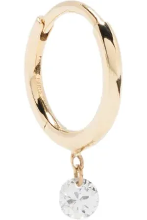 PERSÉE 18kt Gelbgoldcreole mit Diamanten