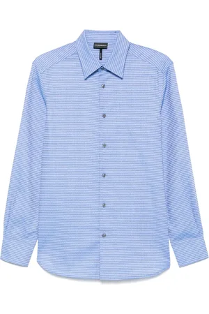Emporio Armani Hemd mit Jacquard-Logo