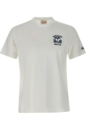 MC2 SAINT BARTH T-Shirt mit Logo-Stickerei