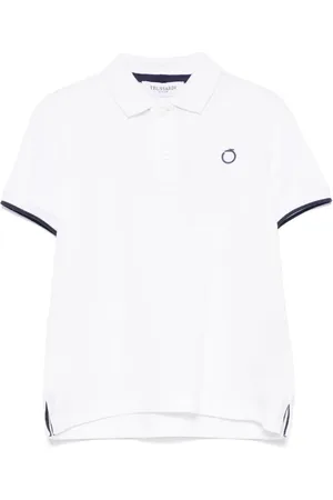 Trussardi Poloshirt mit Logo-Applikation