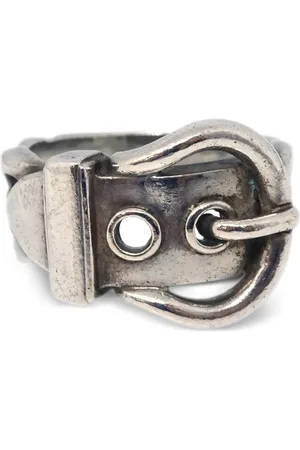 Hermès 1990-2000s Ring mit Gürtelschnalle