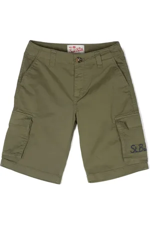 MC2 SAINT BARTH Cargo-Shorts mit Logo-Stickerei