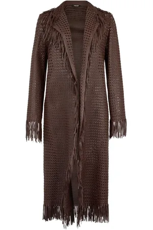 Roberto Cavalli Mantel aus Leder