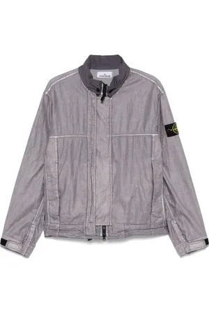 Stone Island Leinenjacke mit überzogenen Details