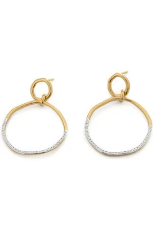 Monica Vinader Riva Ohrringe mit Diamanten