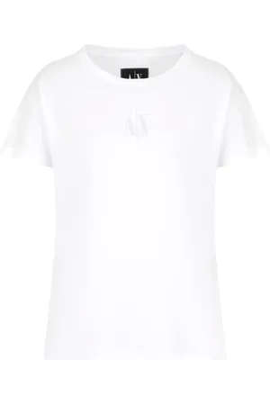 Armani Exchange T-Shirt mit Logo-Verzierung