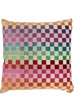 Missoni Kissen mit Schachbrettmuster