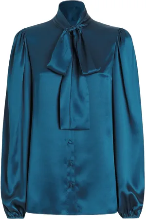 Dolce & Gabbana Bluse mit Schleifenkragen
