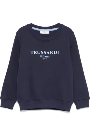 Trussardi Sweatshirt mit Logo-Prägung