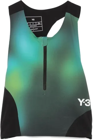 Y-3 Sportoberteil mit abstraktem Print