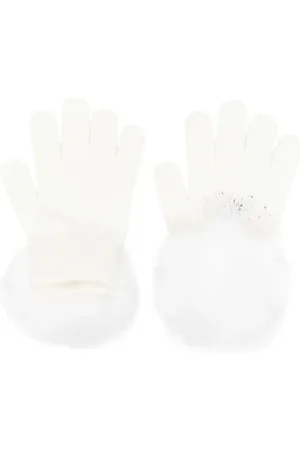 MONNALISA Handschuhe mit Pompons