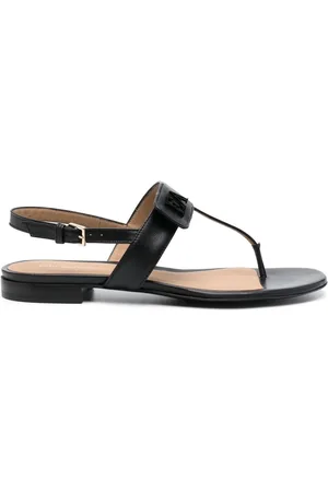 Emporio Armani Sandalen mit Logo-Schild