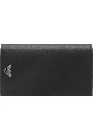 Emporio Armani Portemonnaie aus Saffiano-Leder