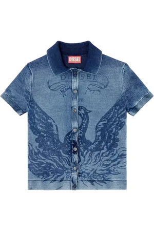Diesel Kurzärmeliges M-Fenny Jeanshemd