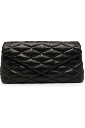Saint Laurent Sade Puffer Clutch mit Kuvertform