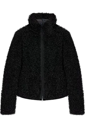 Moncler Jacke mit Faux-Shearling