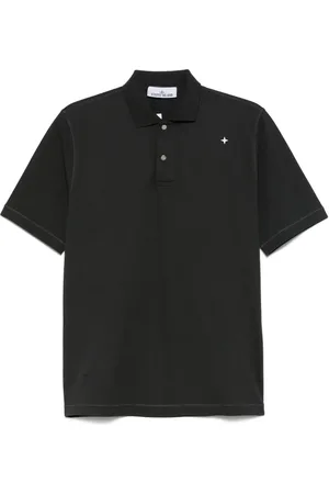Stone Island Poloshirt mit Logo-Stickerei