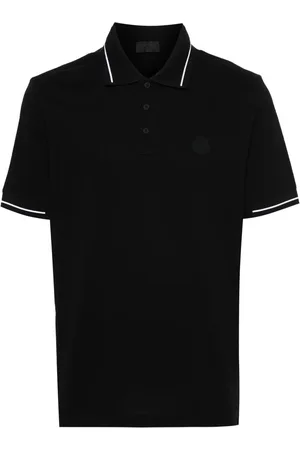 Moncler Poloshirt mit Logo-Applikation