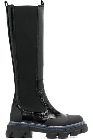 Ganni Kniehohe Stiefel 50mm