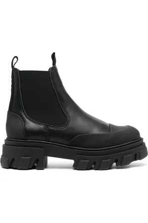 Ganni Chelsea-Boots mit Logo