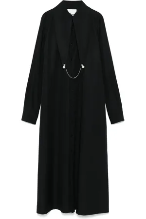 NOIR KEI NINOMIYA Hemdkleid mit Perlendetail