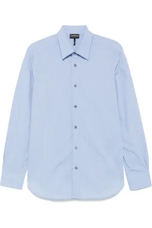Emporio Armani Hemd mit Jacquard-Logo