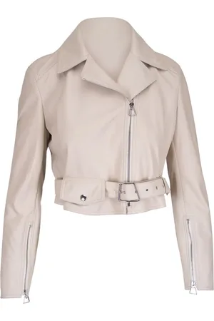 AKRIS Cropped-Jacke aus Leder