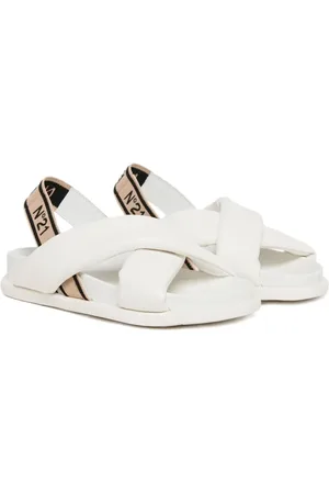 Nº21 Sandalen mit Logo-Print