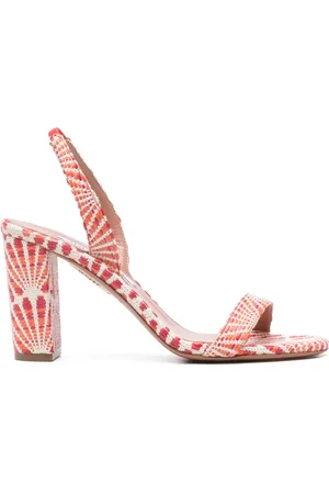 Aquazzura Gemusterte Sandalen 90mm