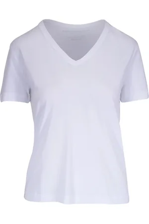 Majestic T-Shirt mit V-Ausschnitt