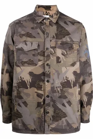 Etro Hemd mit Camouflagemuster