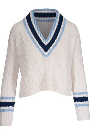VERONICA BEARD Cropped-Pullover mit Zopfmuster