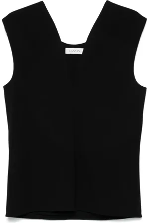 Lanvin Oberteil mit tiefem V-Ausschnitt