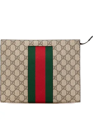 Gucci 2000-2015 GG Supreme Web Clutch