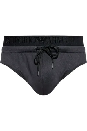 Emporio Armani Badehose mit Logo-Band
